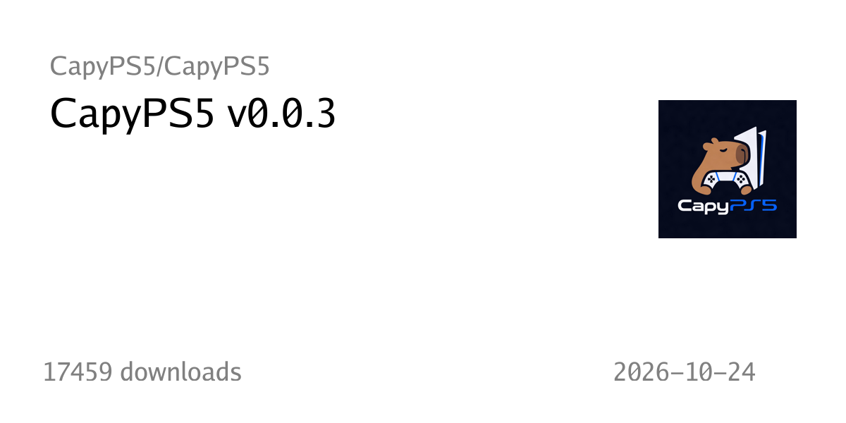 CapyPS5 v0.0.3 - CapyPS5/CapyPS5 - Lemon Emu Git: Lemon Switch Emulator