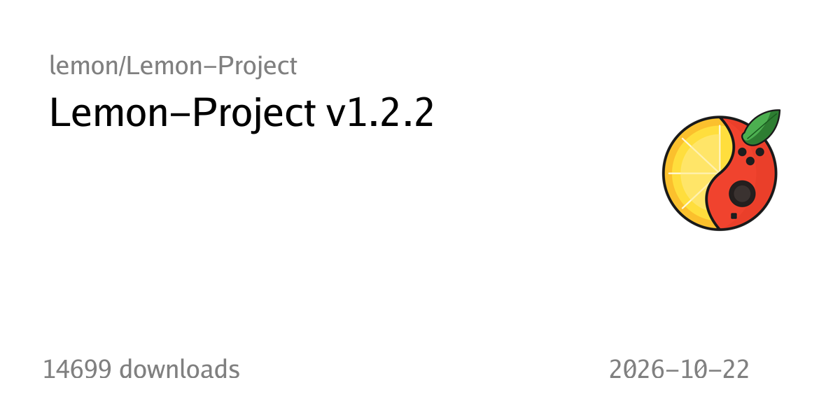 Lemon-Project v1.2.2 - lemon/Lemon-Project - Lemon Emu Git: Lemon ...